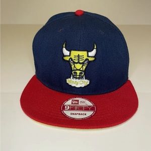 Chicago Bulls Windy City Hardwood Classics Snapback Hat Cap New Era 9fifty